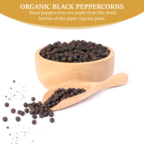 Organic Black Peppercorn 44 Lbs (20 Kilograms)