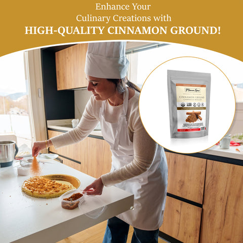 Organic Cinnamon Ground 5 LB ( 2.26 KG)