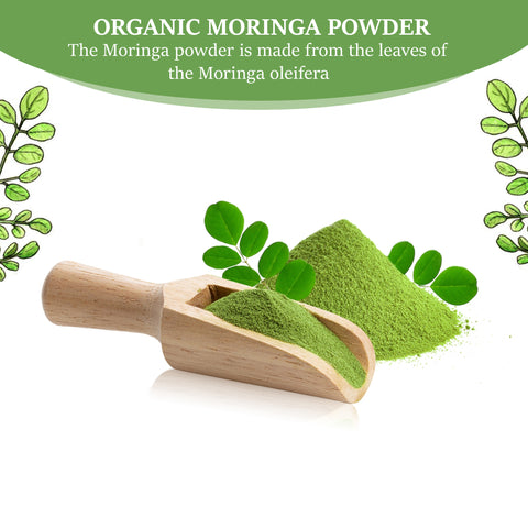 Organic Moringa Powder 10LB Pack (4.53 Kg)