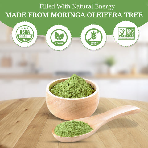 Organic Moringa Powder 44LB (20 Kilograms)