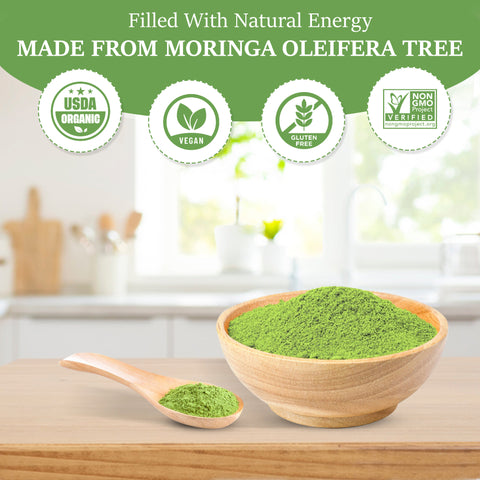 Organic Moringa Powder 44LB (20 Kilograms)