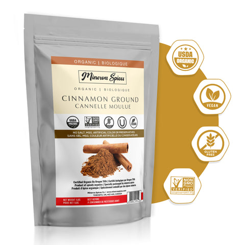 Organic Cinnamon Ground 1 Lb (453 grams)