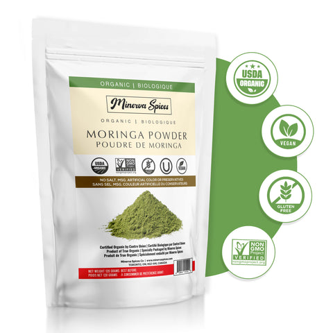 Organic Moringa Powder 4 Oz (120 grams)
