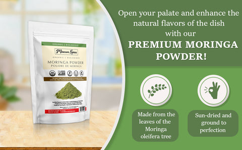 Organic Moringa Powder 4 Oz (120 grams)