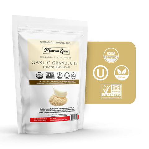 Organic Garlic Granulates 4 Oz (120 grams)