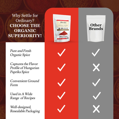 Organic Paprika Smoked 4 Oz (120 grams)