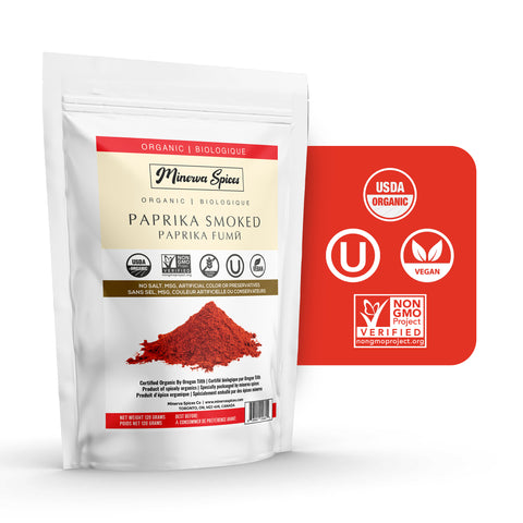 Organic Paprika Smoked 4 Oz (120 grams)