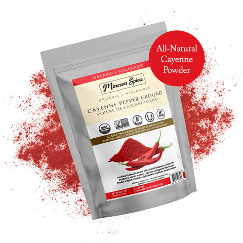 Organic Cayenne Pepper 1Lb (453 grams) - Minervaspices