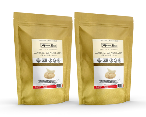 Organic Garlic Granulates 10 Lb Pack - Minervaspices