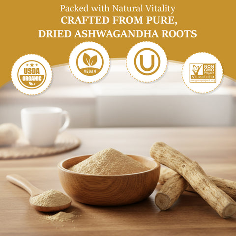 Organic Ashwagandha Powder 44 LBs (20 kg )