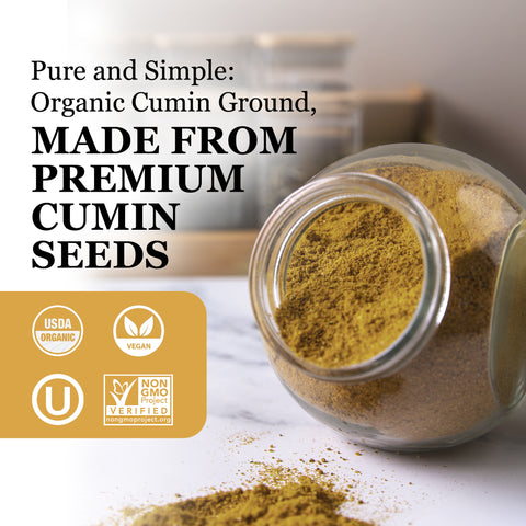 Organic Cumin Ground 1Lb (453 grams)