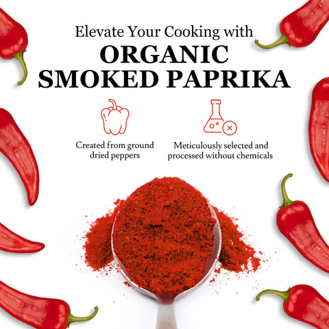 Organic Paprika Smoked 1 lb (453 grams)