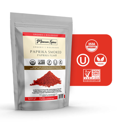 Organic Paprika Smoked 1 lb (453 grams)