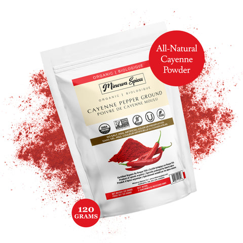 Organic Cayenne Pepper 4 Oz (120 grams)