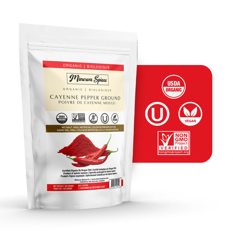 Organic Cayenne Pepper 4 Oz (120 grams)