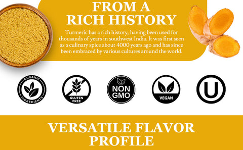 Organic Turmeric Powder 10 LB Pack