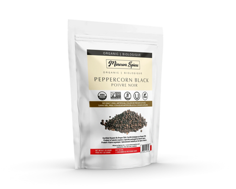 Organic Black Peppercorn 4 Oz (120 grams) - Minervaspices