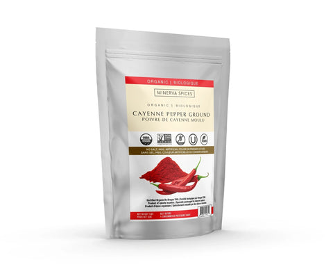 Organic Cayenne Pepper 1Lb (453 grams) - Minervaspices