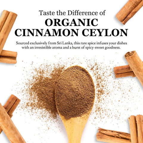 Organic Cinnamon Ceylon Ground 10 LB Pack - Minervaspices