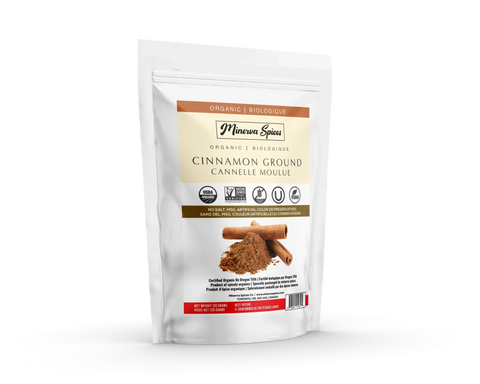 Organic Cinnamon Ground 4 Oz (120 grams) - Minervaspices