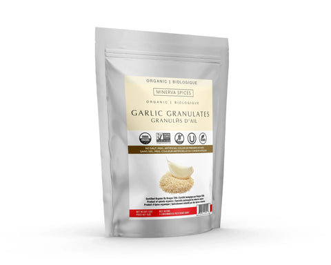 Organic Garlic Granulates 1Lb (453 grams) - Minervaspices