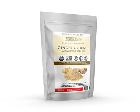 Organic Ginger ground 1 Lb (453 grams) - Minervaspices