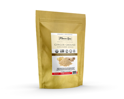 Organic Ginger Ground 5 Lb Pack - Minervaspices