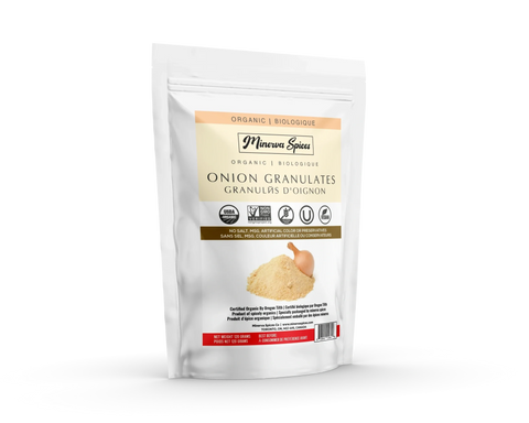 Organic Onion Granulates 4 Oz (120 grams) - Minervaspices